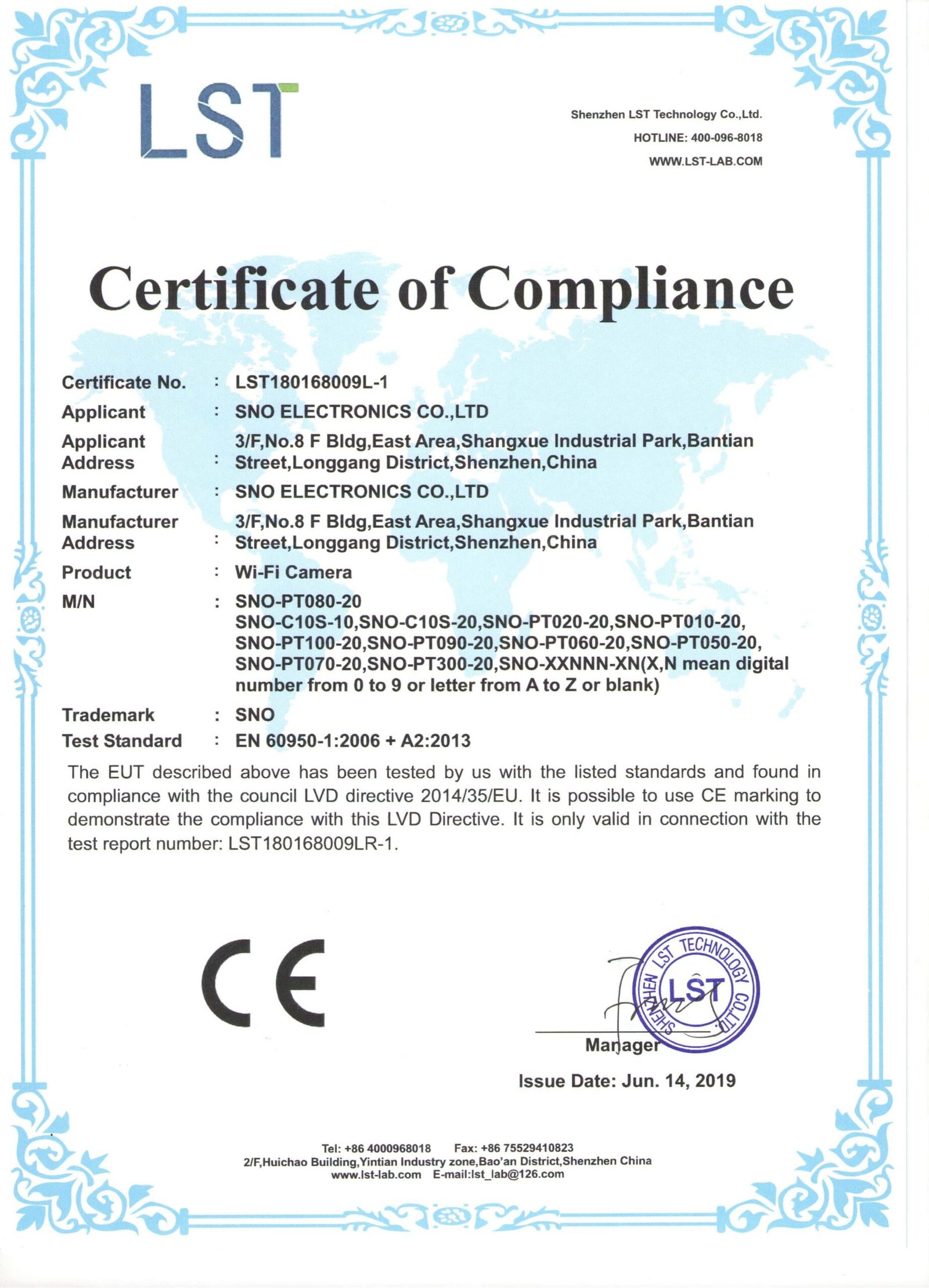 CE Certificate for Solar Powered Security Cameras
