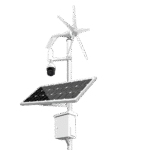 SNOSECURE wind turbine and solar hybrid energy system with CCTV kit