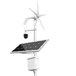 SNOSECURE wind turbine and solar hybrid energy system with CCTV kit