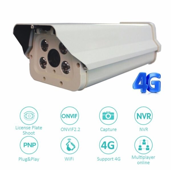 Car license plate captured by SNOSECURE 2MP 4G LPR security camera