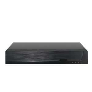 SNOSECURE Camhi Pro 4K 8ch POE NVR front view, compact metal case network video recorder