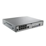SNOSECURE 4K POE NVR rear panel with DC48V power, HDMI, LAN and POE ports