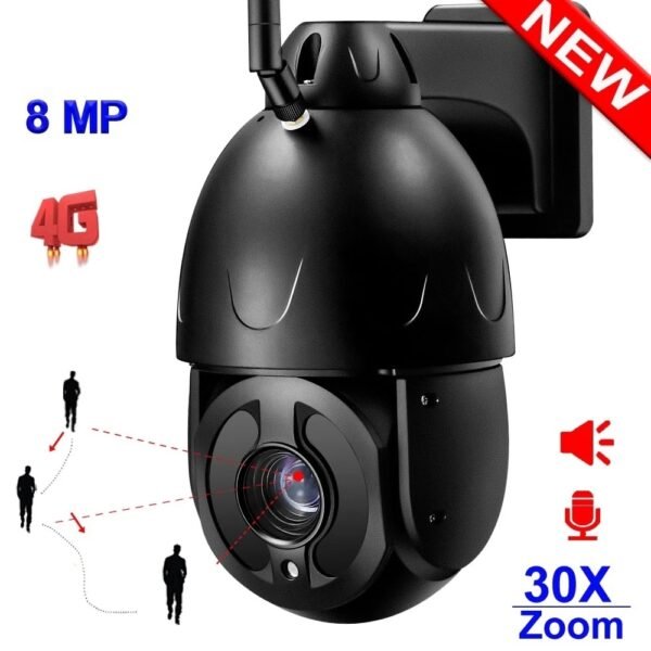 SNOSECURE Mini speed dome camera for wireless WiFi outdoor surveillance