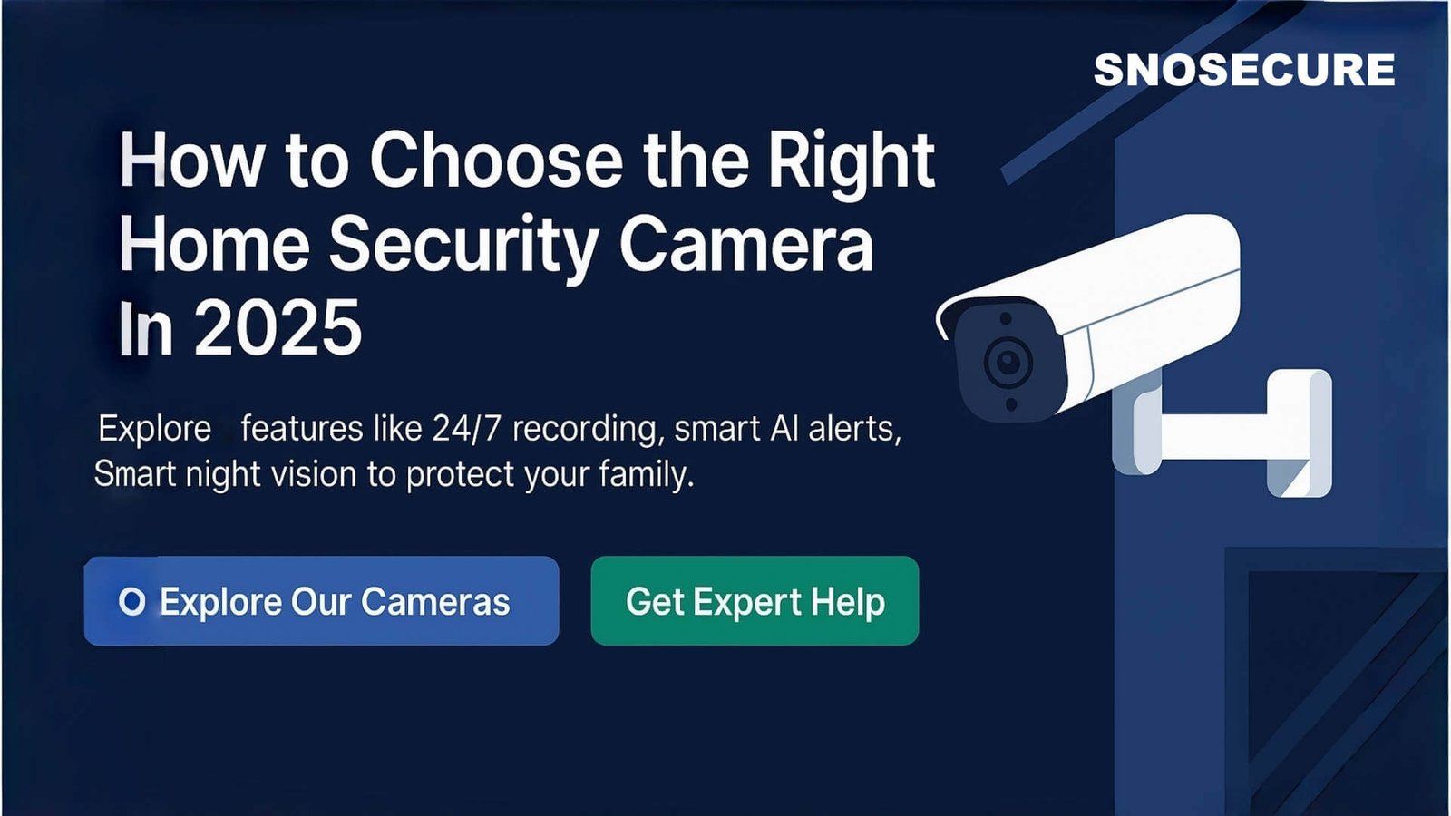 How to Choose the Right Home Security Camera in 2025?