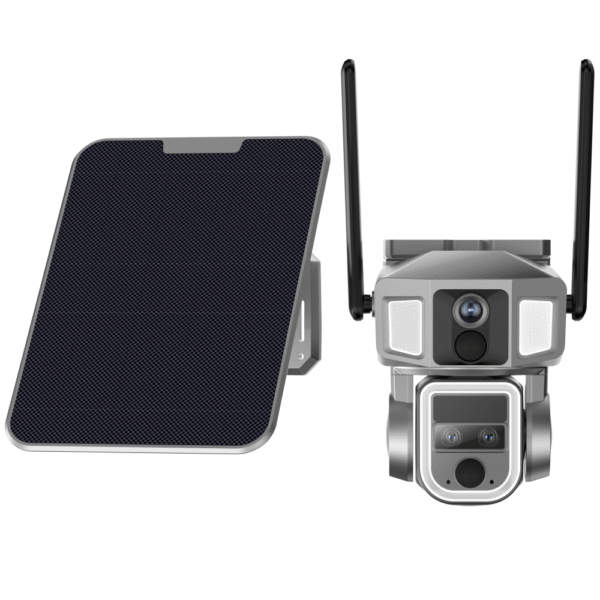 2K 4G Solar PTZ Camera with WiFi Wireless Outdoor Security
