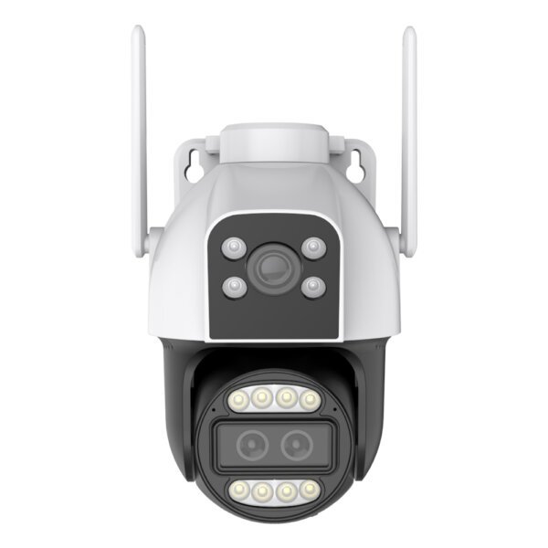 3 Lens Color night vision PTZ camera for home surveillance system