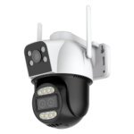 3 Lens Outdoor waterproof PTZ camera with 3G 4G SIM connectivity