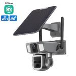 4G SIM Card Solar PTZ Camera with Smart PIR and Two-Way Audio