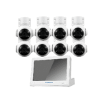 SNO POE NVR Kits With Monitor Manufacturer Supplier 8CH POE NVR Kits with 11.6inch monitor