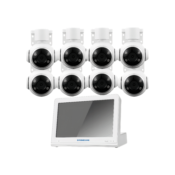 SNO POE NVR Kits With Monitor Manufacturer Supplier 8CH POE NVR Kits with 11.6inch monitor