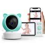 SNOSECURE Tuya Smart WiFi 1080P Baby Monitor Manufacturer Supplier Blue Color
