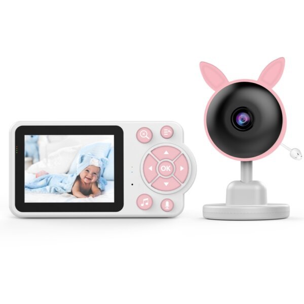 SNOSECURE Tuya Smart WiFi 1080P Baby Monitor Manufacturer Supplier SNO-BMC3-20 Pink Color