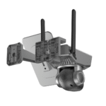 Solar Powered 4G PTZ Camera with PIR Human Motion Detection