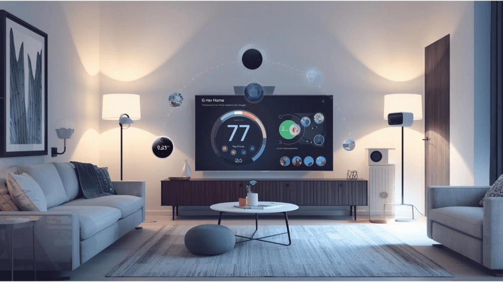 Google Nest Home ecosystem automation across smart devices