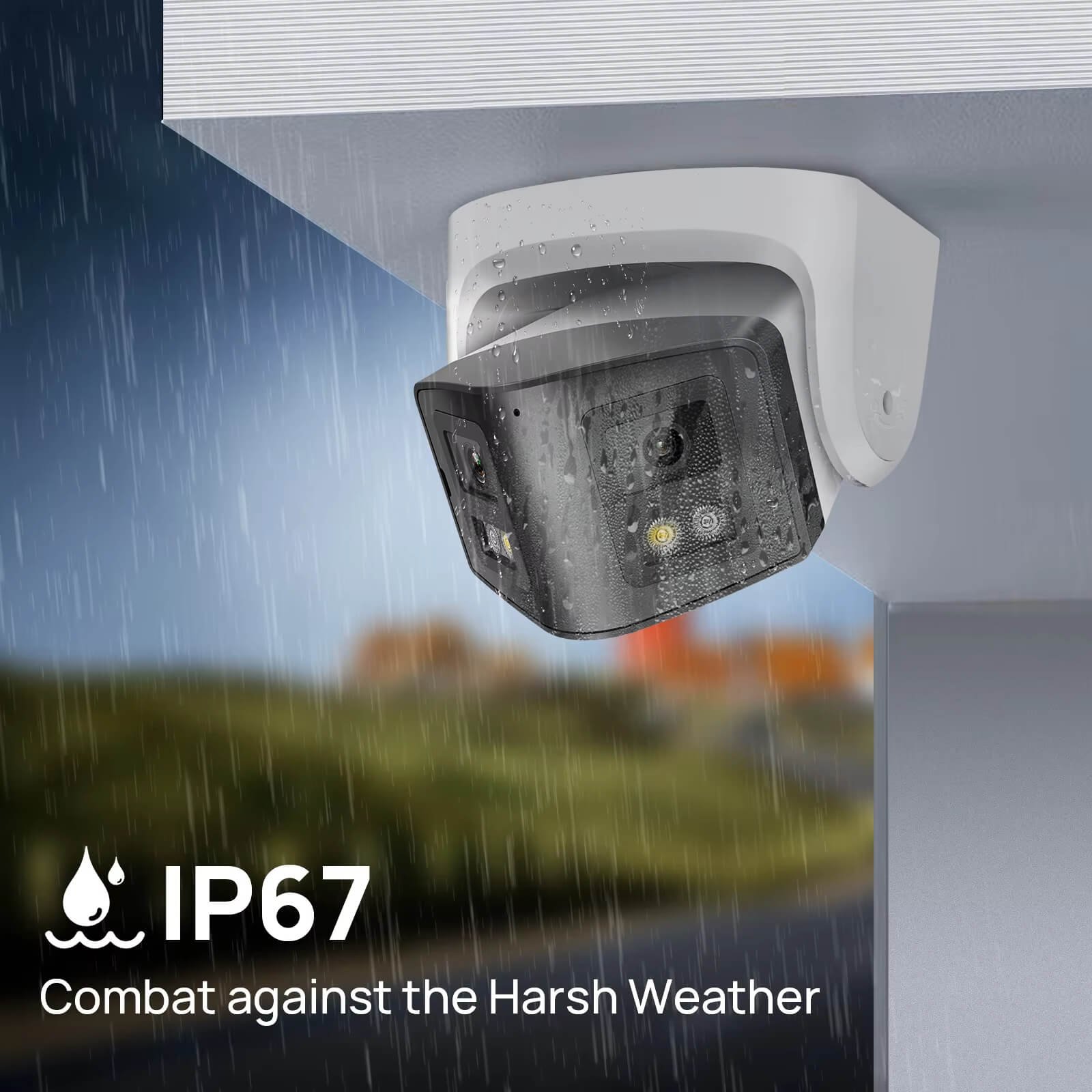 Stay IP67 Weatherproof The IP67 protection rating provides excellent protection for your equipment. Whether it’s a dusty environment, an accidental splash or even a short immersion, there’s no need to worry.
