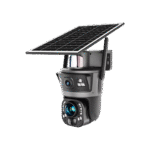 SNOSECURE 6MP dual-lens solar security camera with 36X zoom