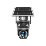 AI thermal imaging solar camera for outdoor surveillance