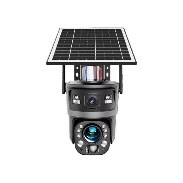 AI thermal imaging solar camera for outdoor surveillance