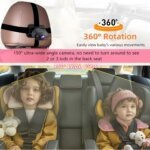 4.3 inch screen baby car camera with easy installation