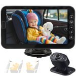 Baby Car Camera with 7 Inch Screen for Car Backseat Baby Car Monitor Baby for Viewing Infant in Rear Facing Seat