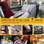 Backseat baby monitoring camera for safe driving