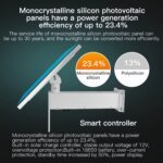 SNOSECURE 12V 40W Solar Panel Kit 04