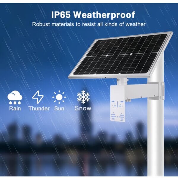 SNOSECURE 12V 40W Solar Panel Kit 07