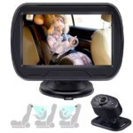 SNOSECURE 4.3 inch baby car camera with IPS screen