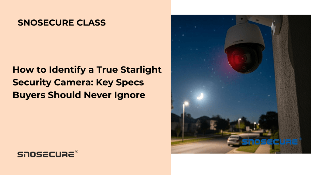 How to Identify a True Starlight Security Camera: Key Specs Buyers Should Never Ignore