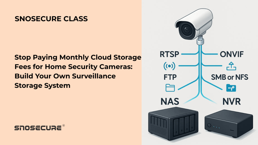 Stop Paying Monthly Cloud Storage Fees for Home Security Cameras: Build Your Own Surveillance Storage System