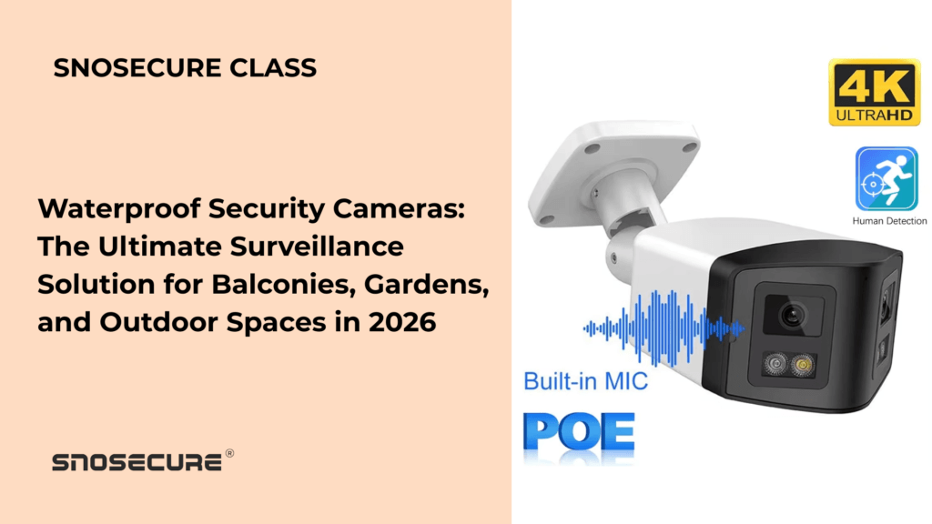 Waterproof Security Cameras: The Ultimate Surveillance Solution for Balconies, Gardens, and Outdoor Spaces in 2026