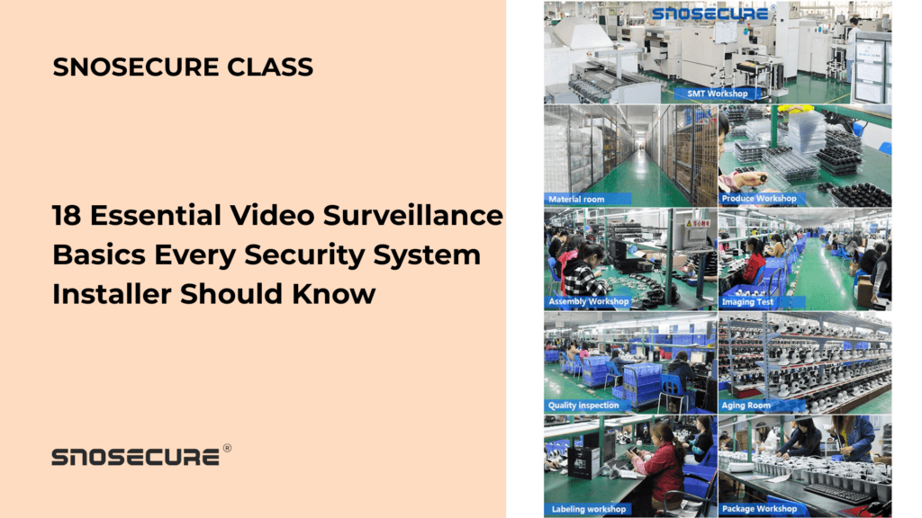 18 Essential Video Surveillance Basics Every Security System Installer Should Know