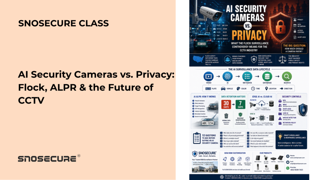 AI Security Cameras vs. Privacy: What the Flock Surveillance Controversy Means for the CCTV Industry
