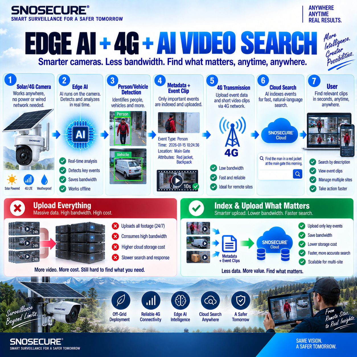 EDGE AI + 4G + AI VIDEO SEARCH