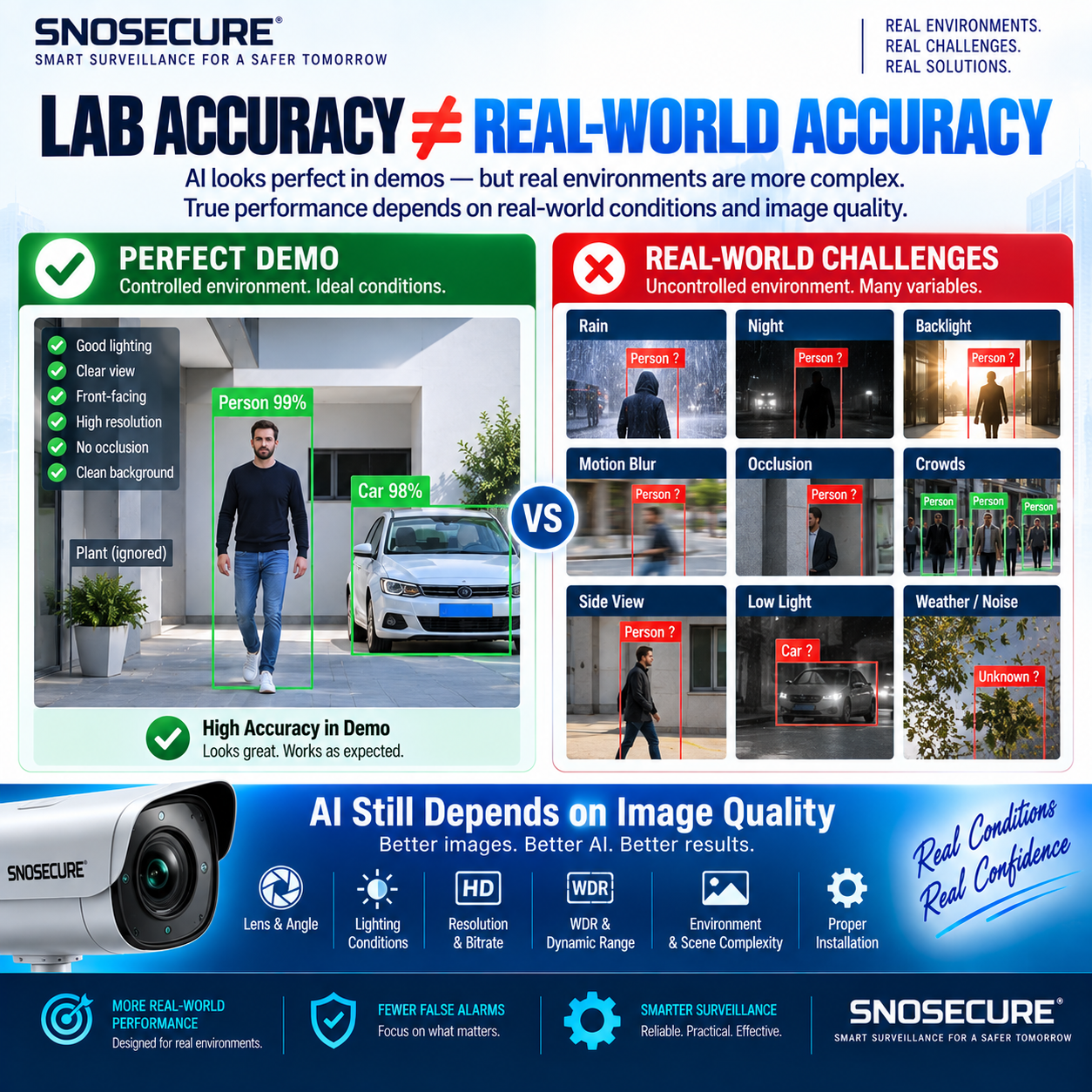 LAB ACCURACY ≠ REAL-WORLD ACCURACY