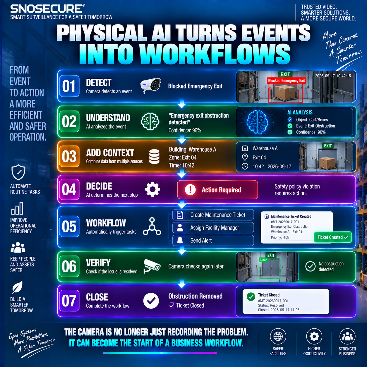 PHYSICAL AI TURNS EVENTS INTO WORKFLOWS