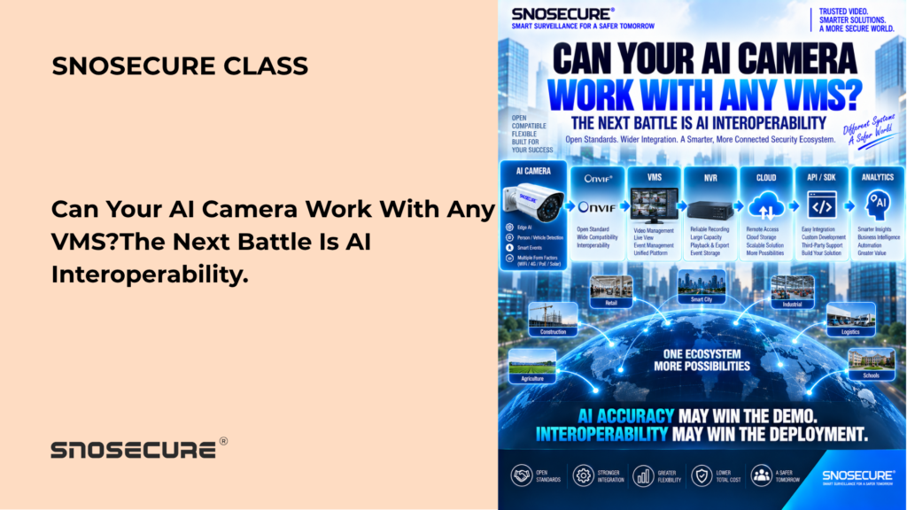 Can Your AI Camera Work With Any VMS?  The Next Battle Is AI Interoperability