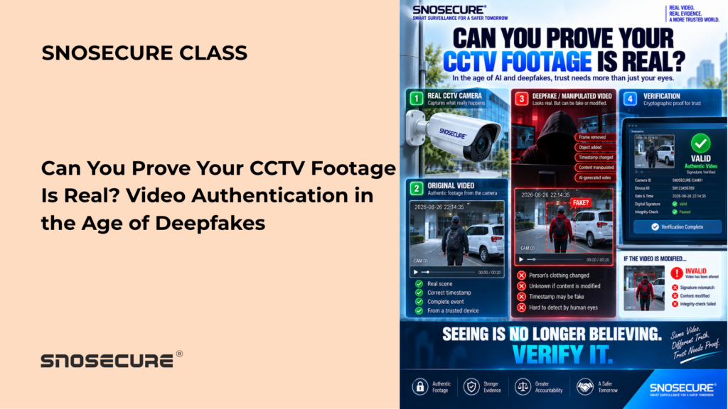 Can You Prove Your CCTV Footage Is Real Video Authentication in the Age of Deepfakes