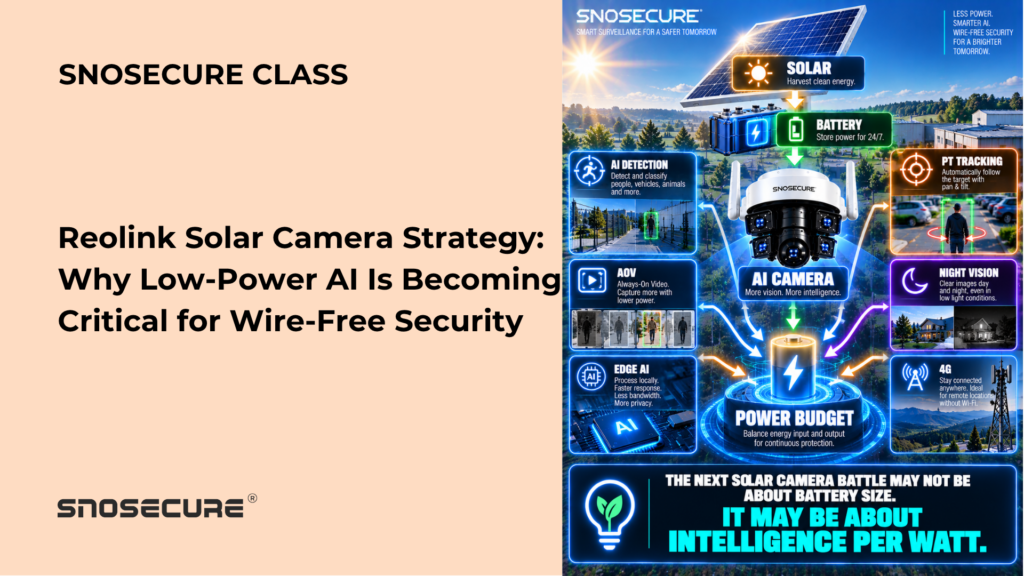 Reolink Solar Camera Strategy: Why Low-Power AI Is Becoming Critical for Wire-Free Security