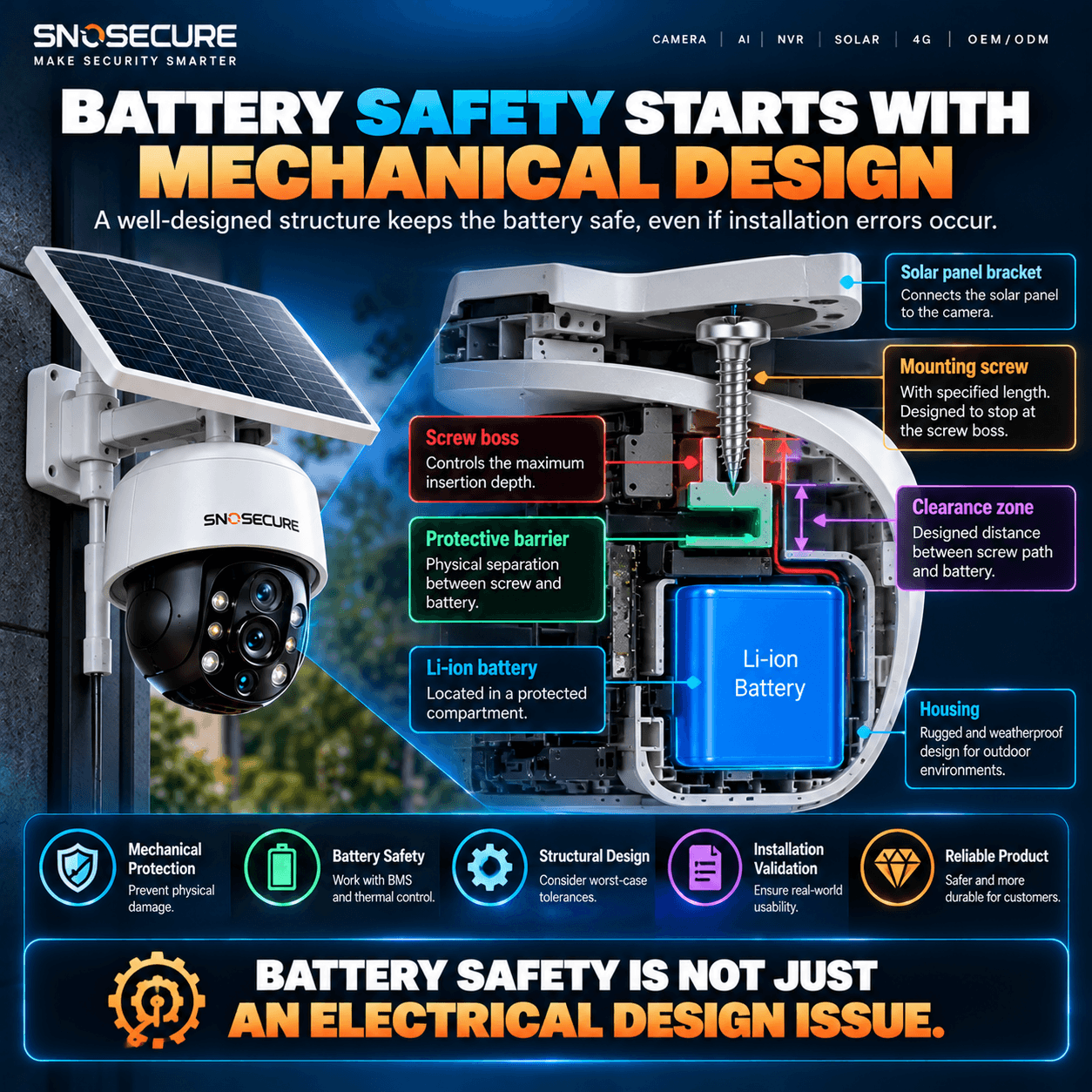 BATTERY SAFETY IS NOT JUST AN ELECTRICAL DESIGN ISSUE.