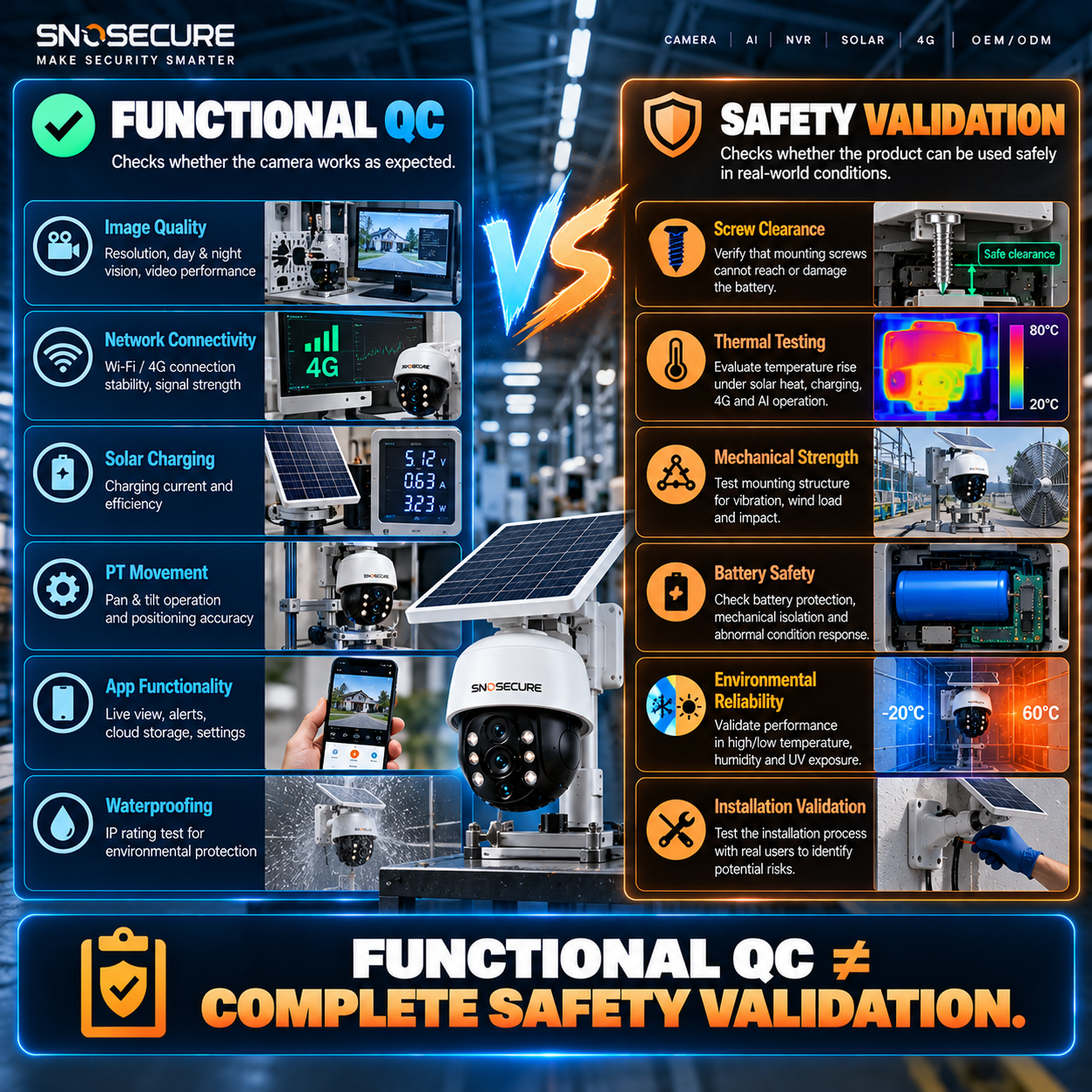 FUNCTIONAL QC ≠ COMPLETE SAFETY VALIDATION.
