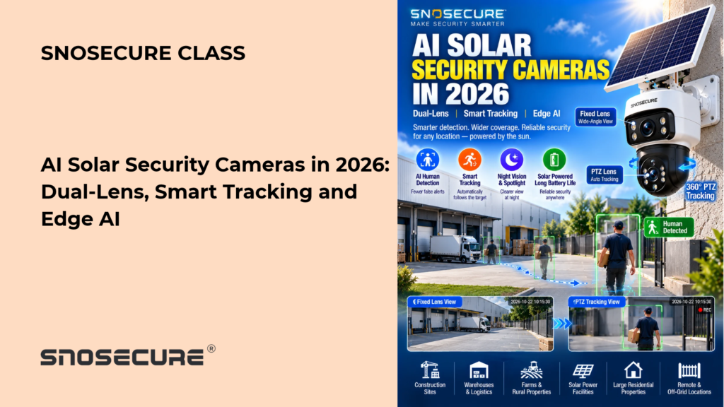 AI Solar Security Cameras in 2026: Dual-Lens, Smart Tracking and Edge AI