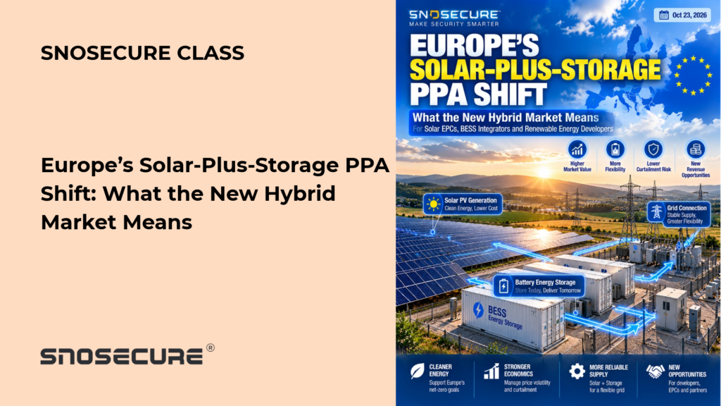 Europe’s Solar-Plus-Storage PPA Shift: What the New Hybrid Market Means