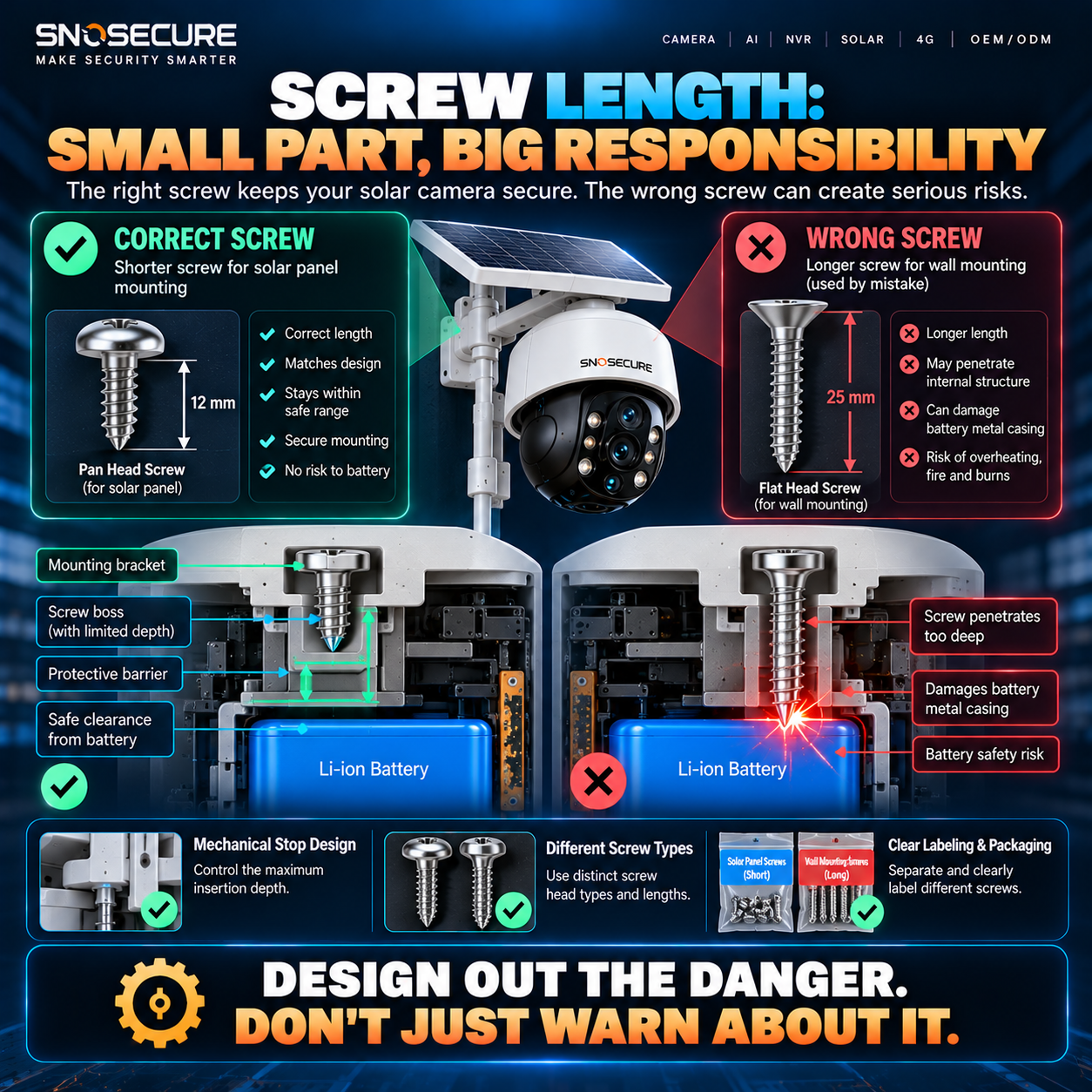 DESIGN OUT THE DANGER. DON'T JUST WARN ABOUT IT.